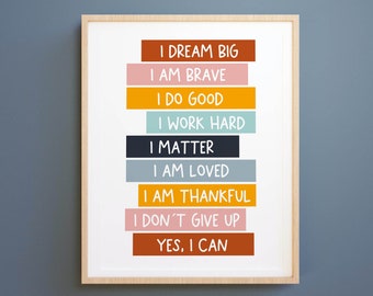 Kids Wall Art Etsy