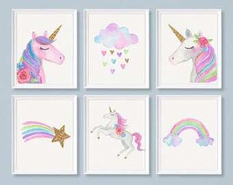 prints for little girl room