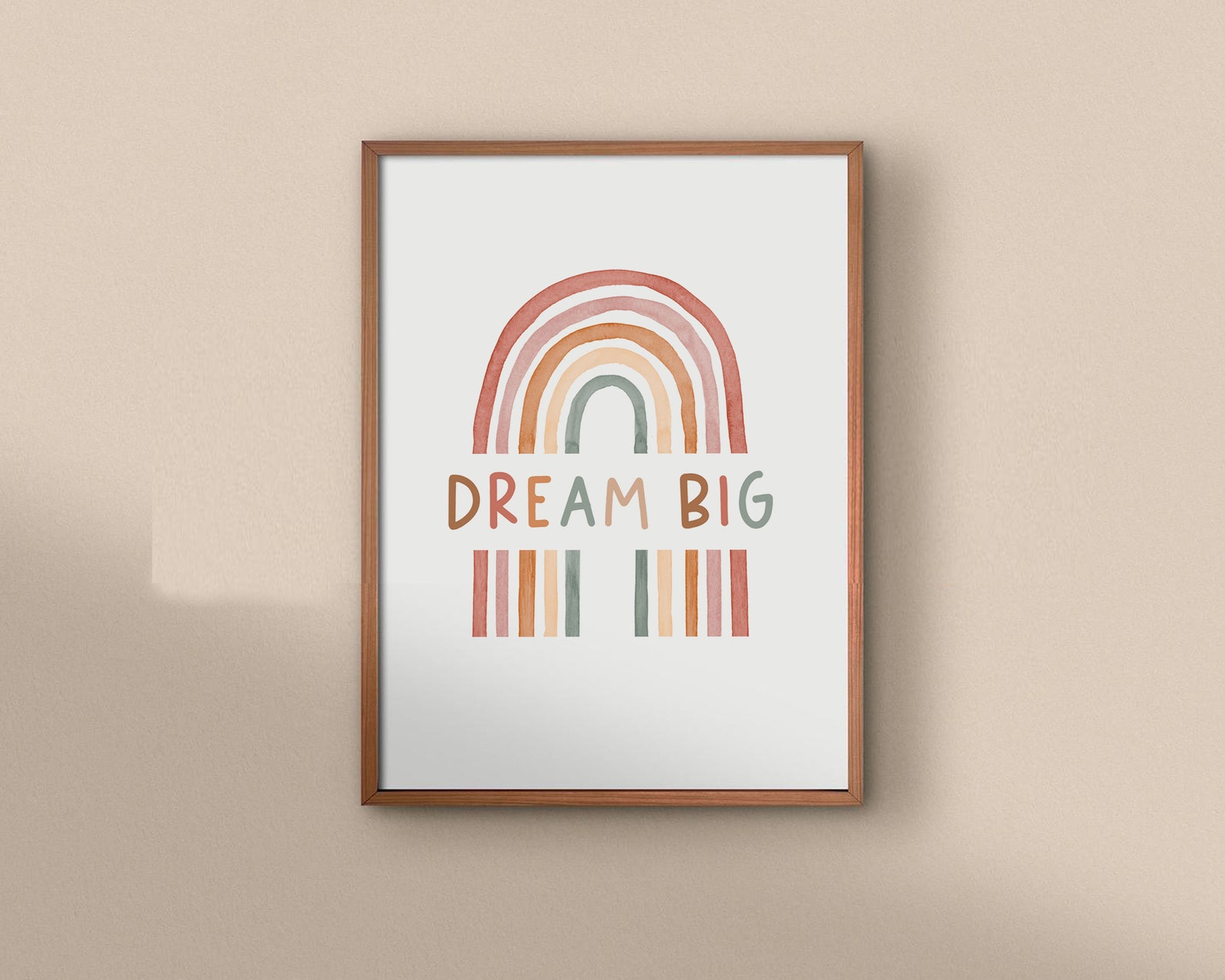 Dream Big Printable Kids Room Printable Dream Big Nursery - Etsy