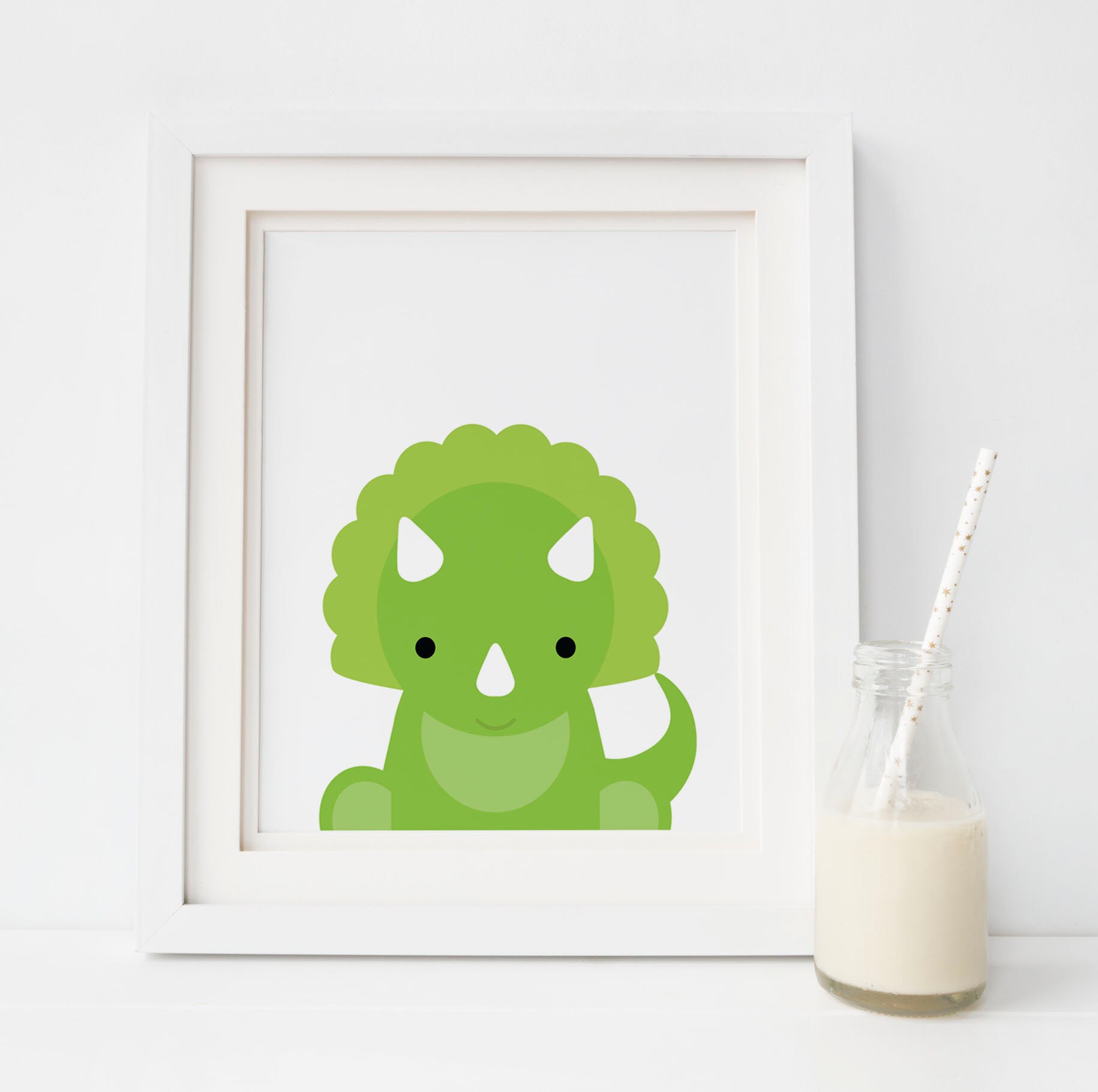 Set of 4 Dinosaur printable Dinosaur wall art Dinosaur Etsy