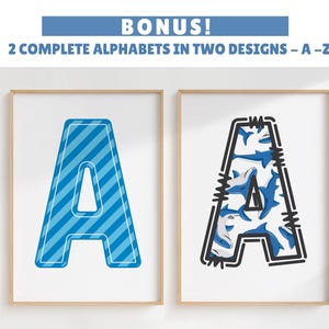 Láminas de animales marinos: Decoración náutica para habitación infantil (descarga digital) con temática marina imagen 4