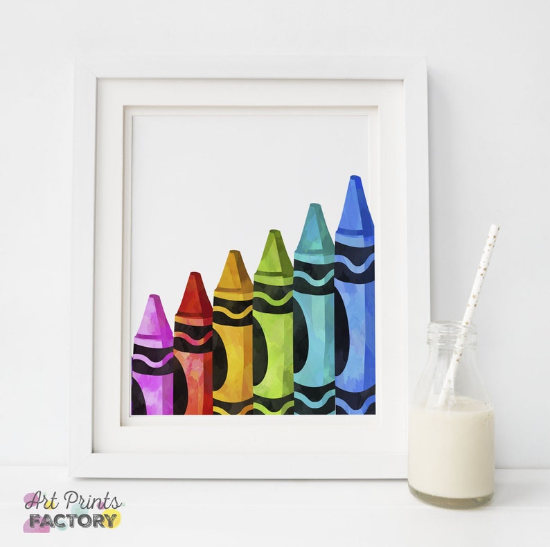 Playroom Wall Decor SALE Primary Color Art Playroom Decor Etsy