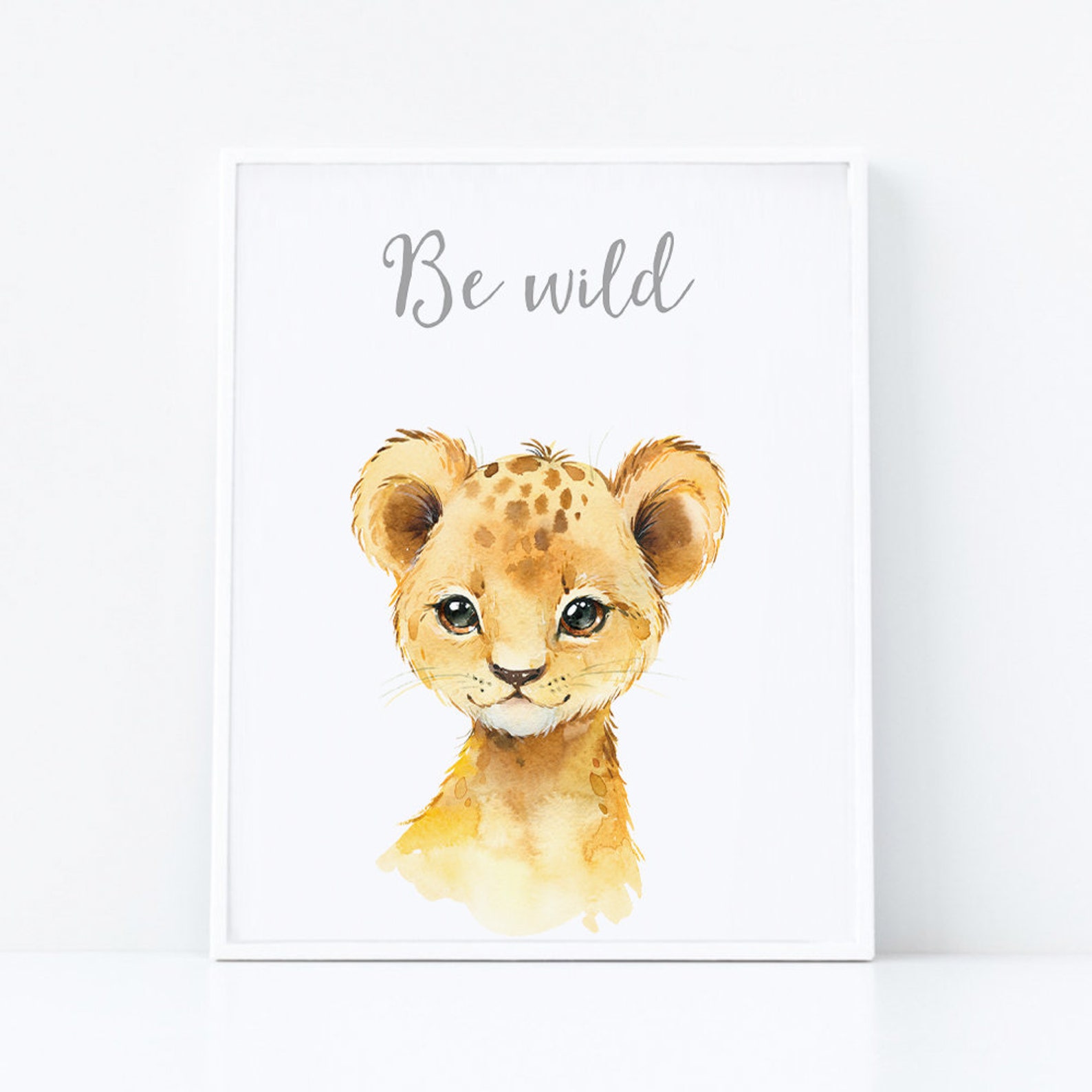 Set of 6 Prints Safari Nursery Decor Nursery Decor Nursery Etsy