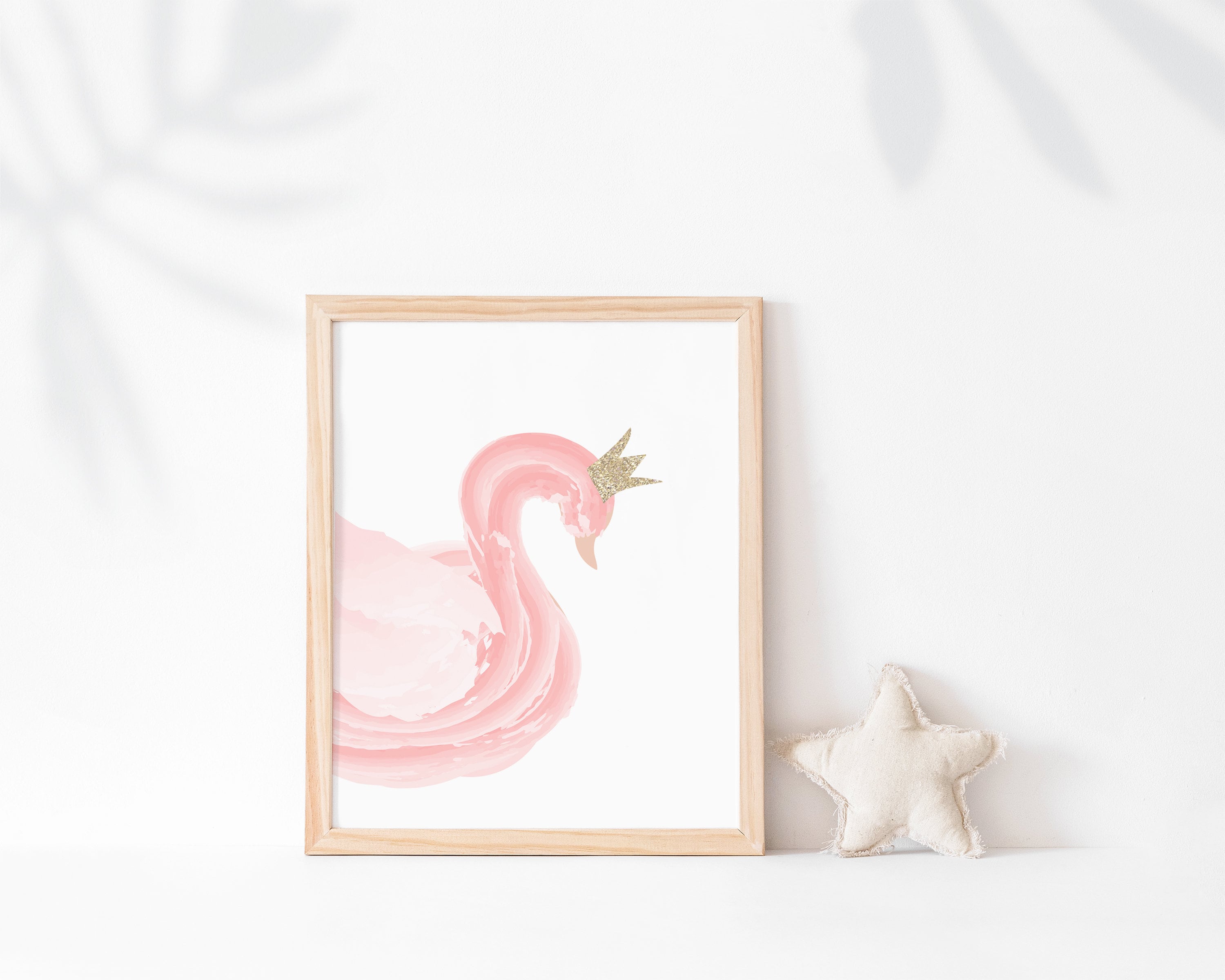 ♥ Set of 3 Ballerina Custom Name, Nursery Wall Art Prints, Goauche
