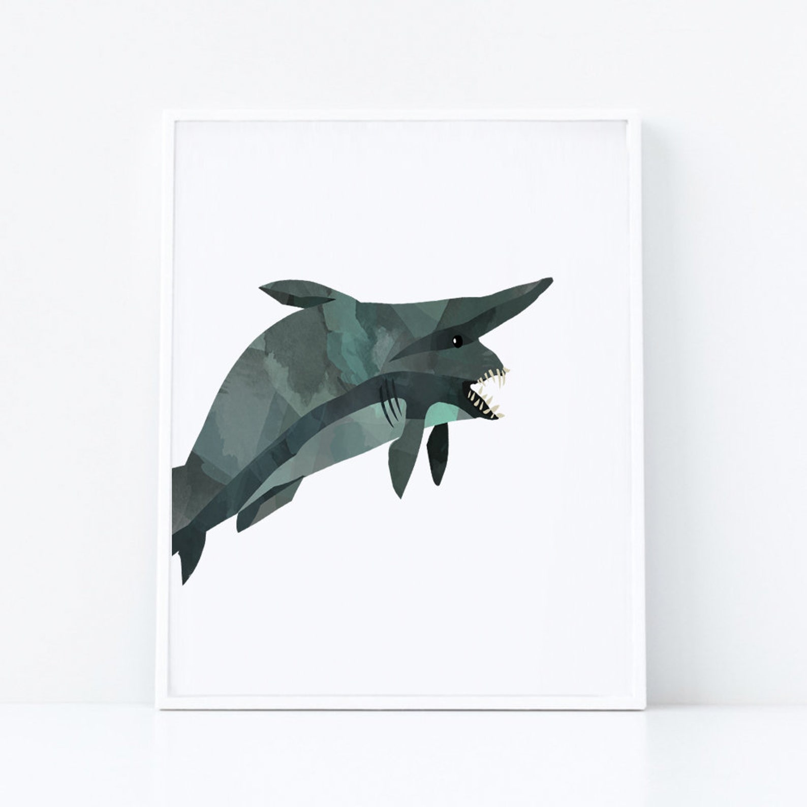 Shark Poster Shark Print Shark Species Nursery Sharks - Etsy