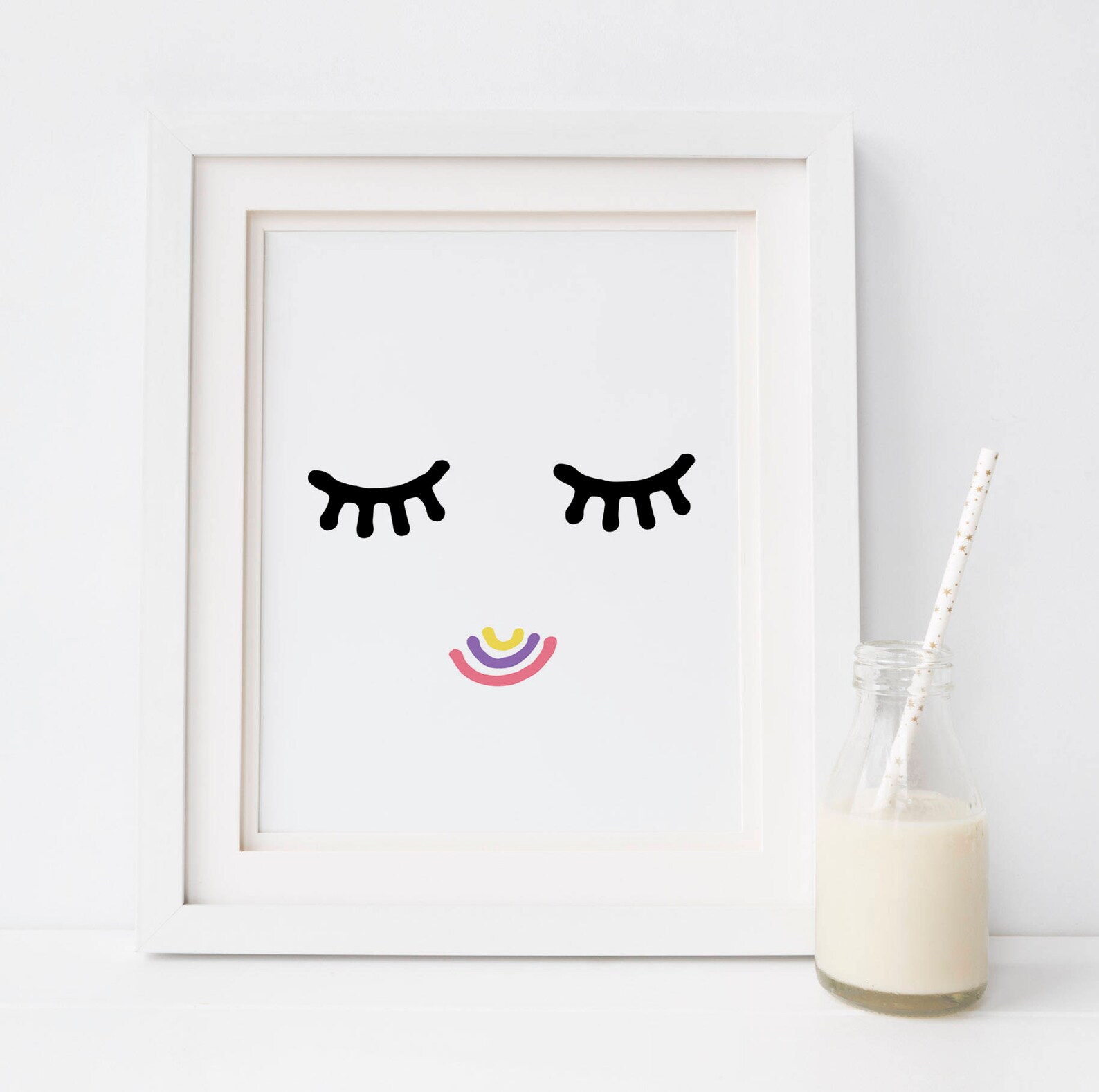 KIDS WALL ART 50% off Childrens wall art Black and white | Etsy