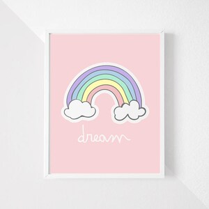 Set of 3 Unicorn Prints, Unicorn Wall Art Set, Girls Nursery Decor ...