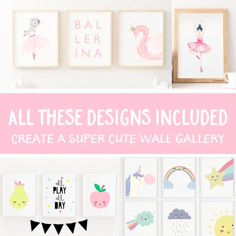 SUPER CREATIVE BUNDLE Nursery Room Decor Nursery Poster Etsy