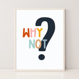 Daily Affirmations Print, Why Not Positive Affirmations for Kids ...