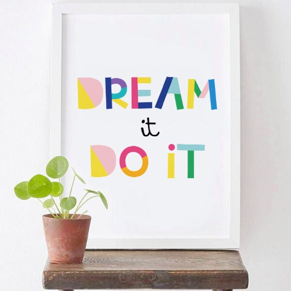 Dream Wall Art Etsy Dream Wall Art Etsy