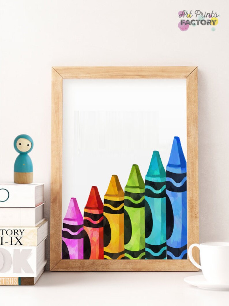 Playroom Wall Decor SALE Primary Color Art Playroom Decor Etsy