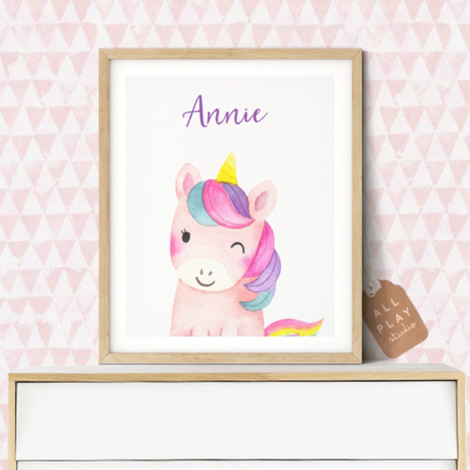 Baby Girl Personalized Gift Nursery Art Girl's Name Sign Etsy