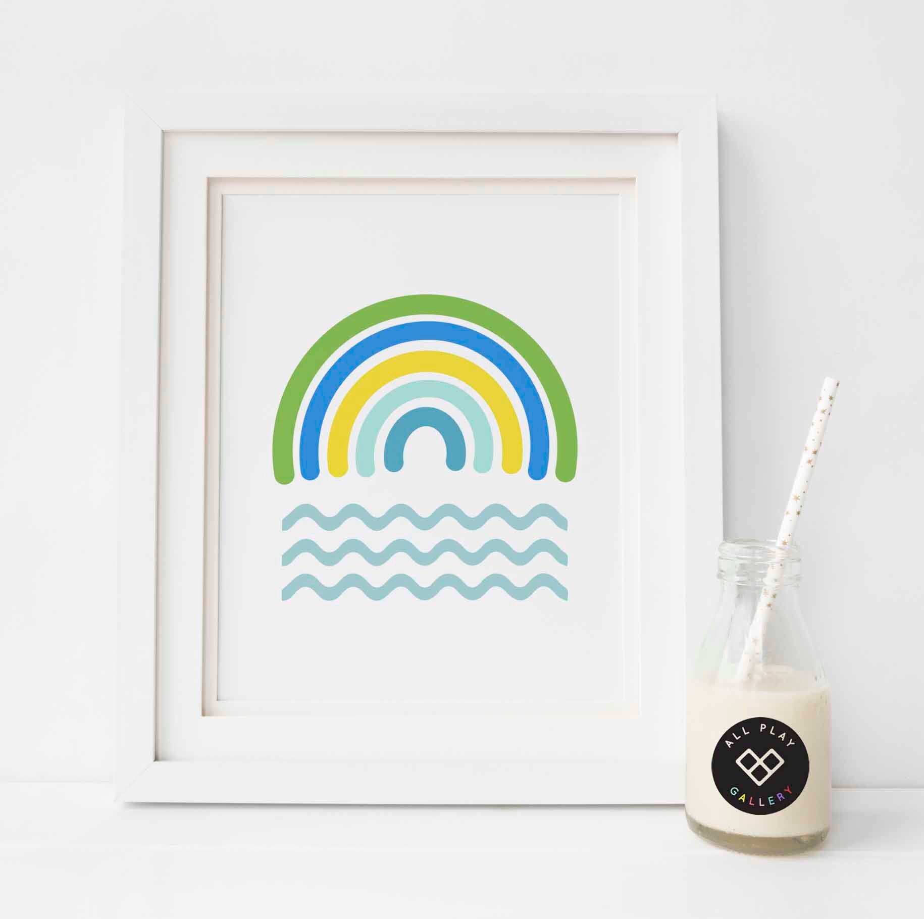 Boys Wall Art Prints Modern Kids Wall Art Children's Etsy