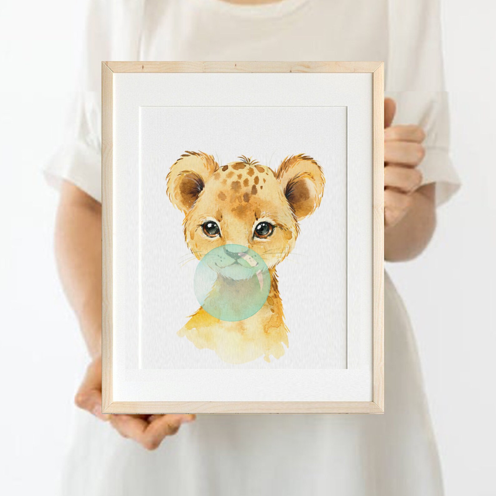 Safari Baby Animal Prints Animals With Gumsafari Nursery Etsy
