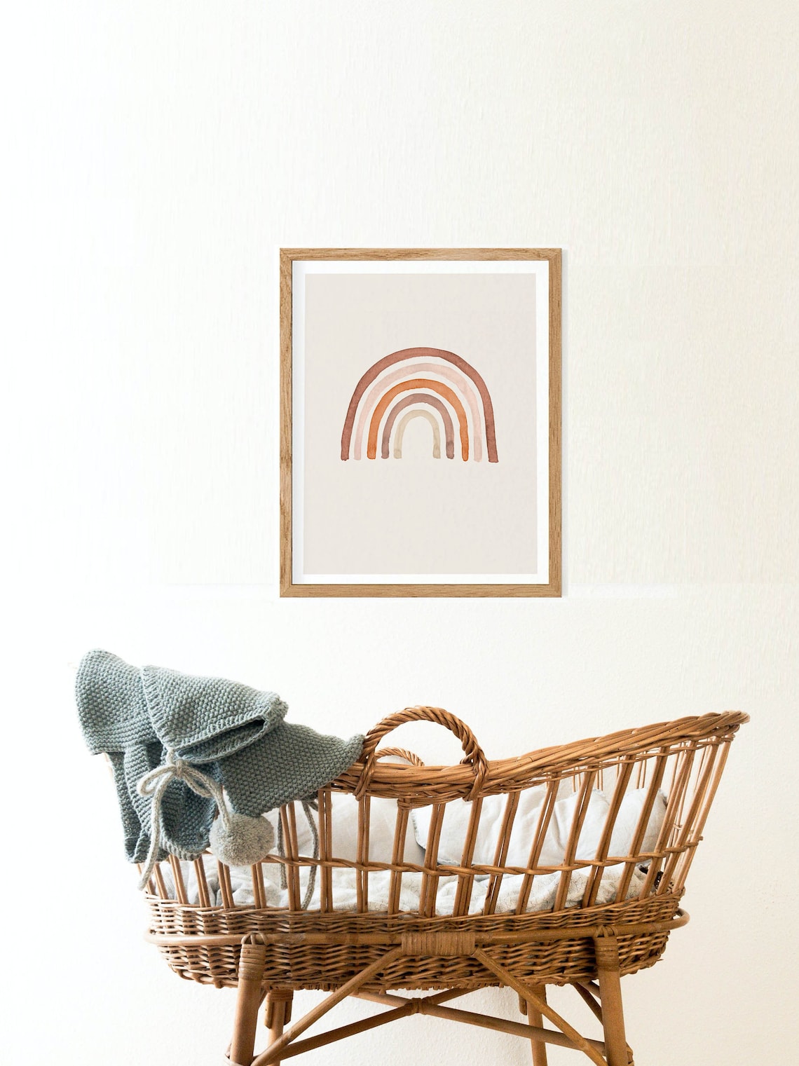 Rainbow Nursery Art Kids Room Decor terra colorsGender Etsy