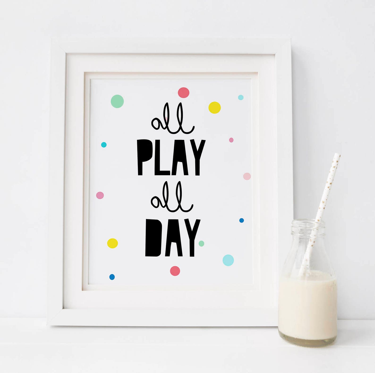 Playroom Wall Art,let's Play, Nursery Decor, Playroom Decor, Playroom