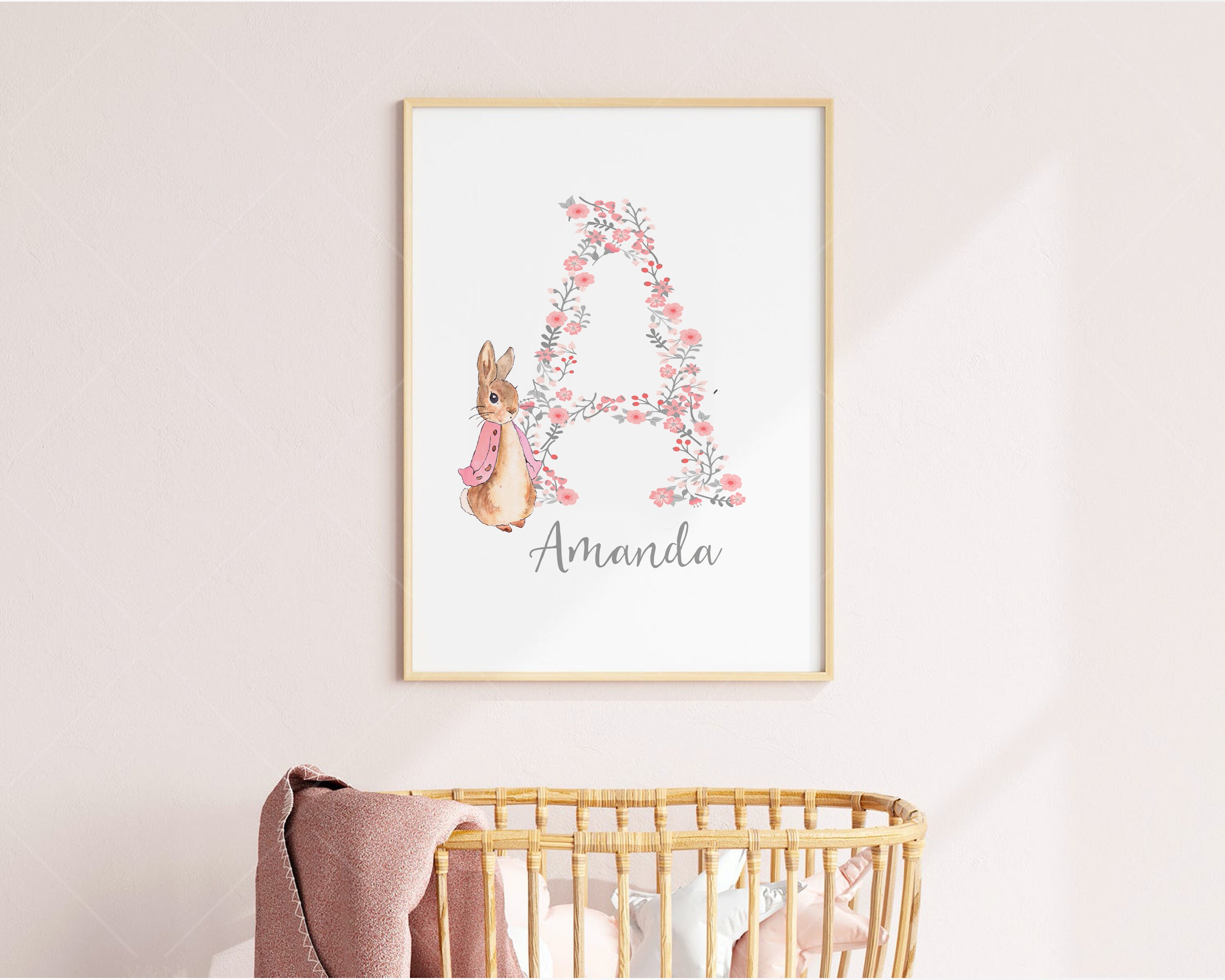 Custom Nursery wall art girl Nursery prints girl Girls Etsy