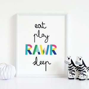 NURSERY PRINTABLES Boys,baby Boy Nursery Art, Set of 6 Prints ...