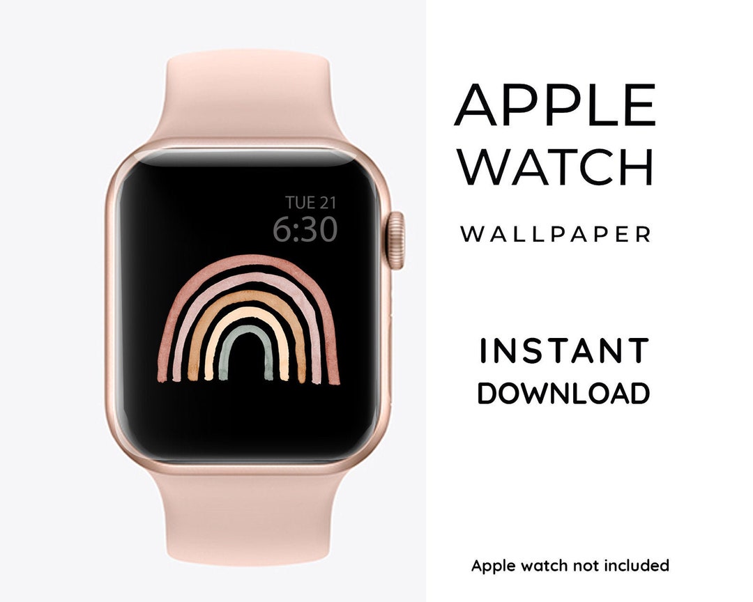 Rainbow Apple Watch Wallpaper, Rainbow Wallpaper for Apple Watch Face, Apple Watch Face, Apple