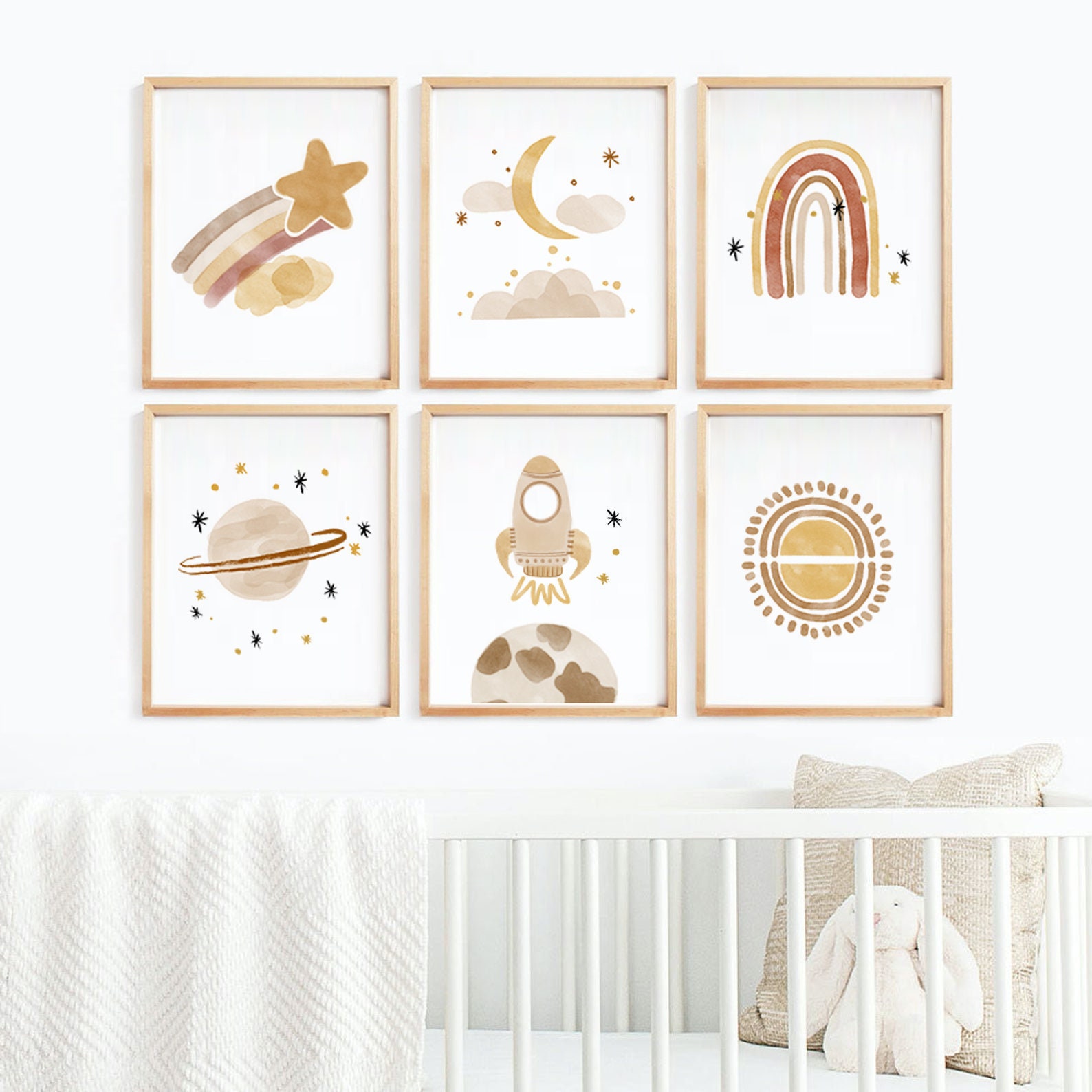 nursery print set