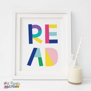 Regalos para lectores, Regalo para amantes de los libros, citas de biblioteca, cotización imprimible, descarga digital, impresiones para niños, lectura impresa, carteles para niños, SM
