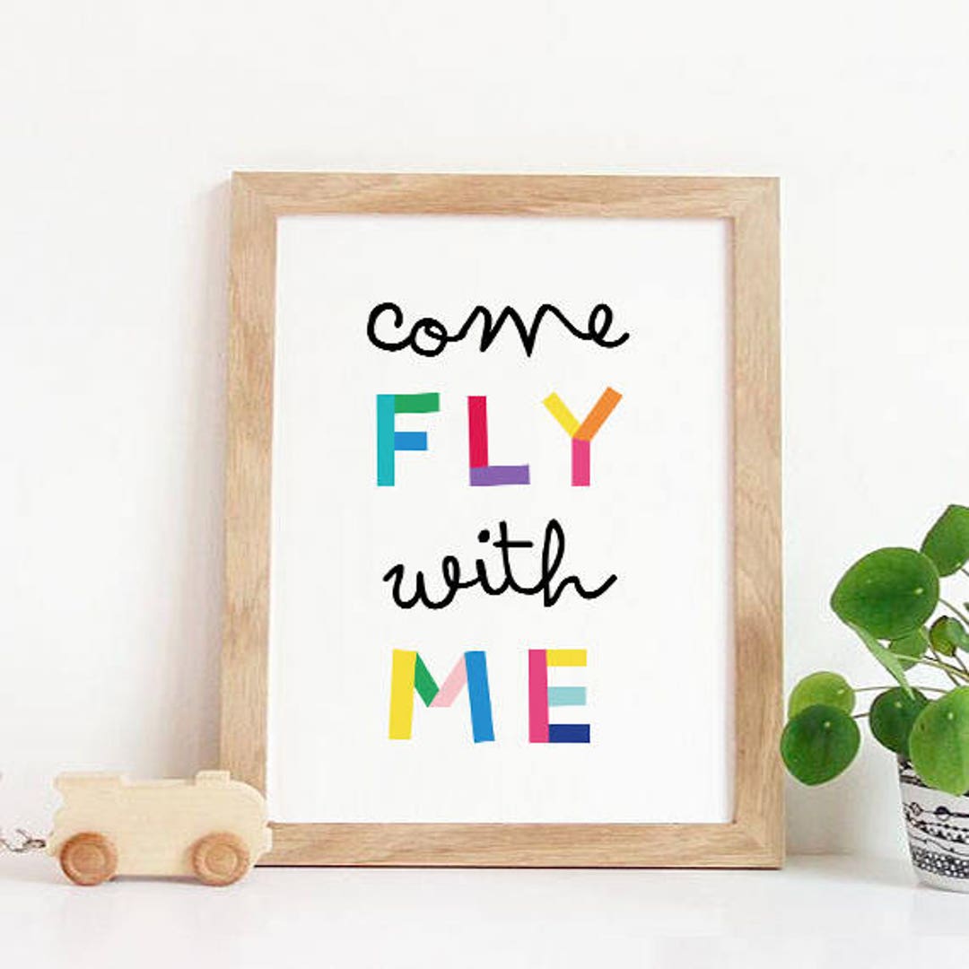 NURSERY QUOTE PRINT Kids Prints Children's Wall Art - Etsy