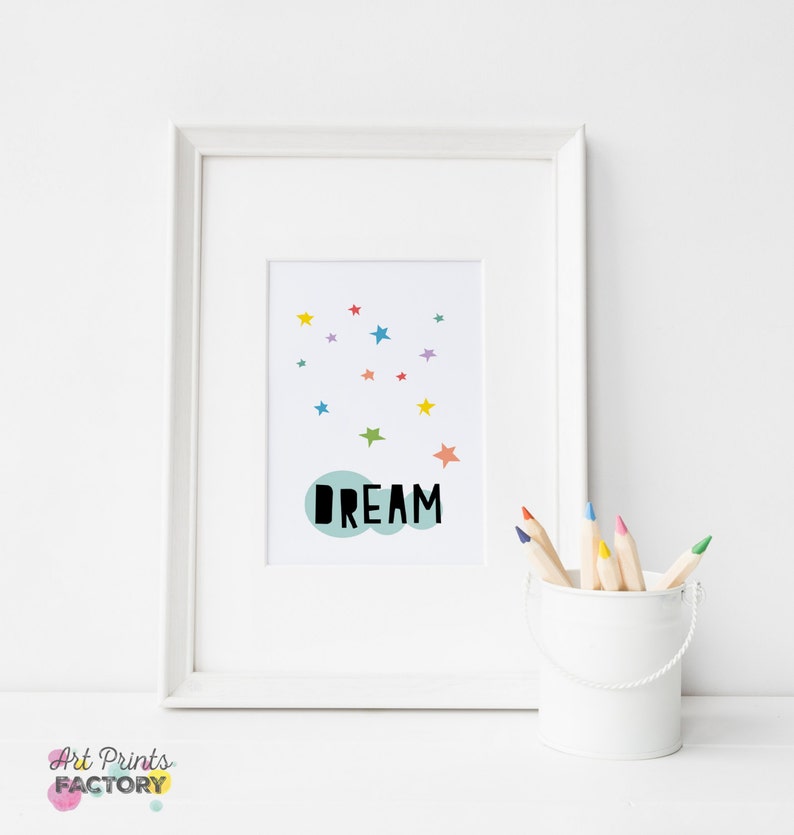 SALE Baby Room Decor Printable Quotes Dream Little Star Etsy