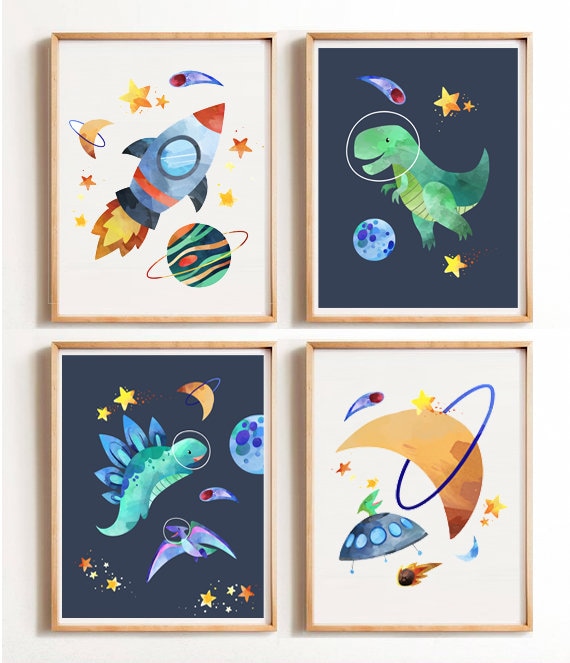 dinosaur prints nursery