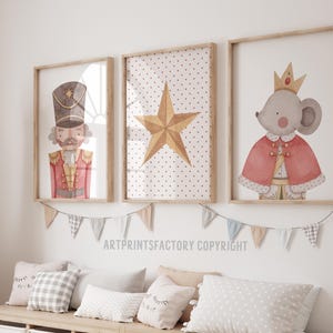 Arte de parede para impressão de quebra-nozes, decoração de Natal para crianças, impressão de Feliz Natal, impressão de quebra-nozes, impressão de Feliz Natal, impressão de MENINOS, estrela