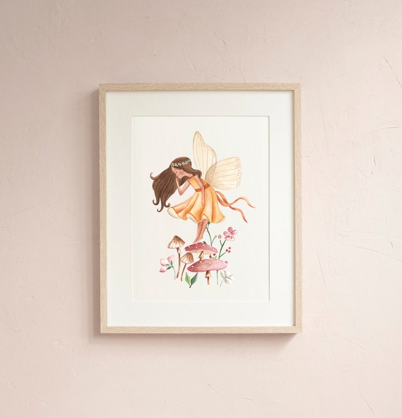 Fairy Nursery Art Fairy Garden Wall Art Fairy Nursery Print Etsy