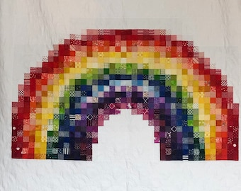 Life is better with RAINBOWS Quilt Pattern