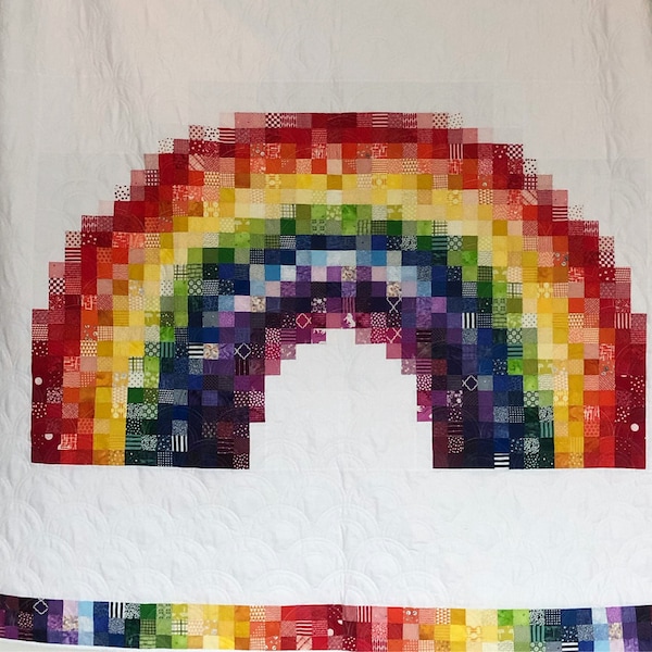 Life is better with RAINBOWS Quilt Pattern