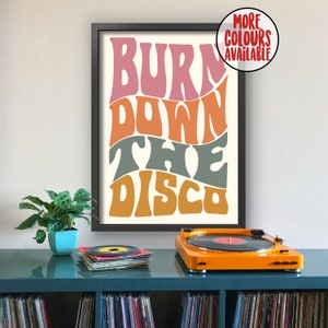 The Smiths 'Burn Down The Disco' Lyrics Art Print | Music-inspired Wall Decor Gift | Song Quote Poster | Home Decor | Vintage Music Art (60)