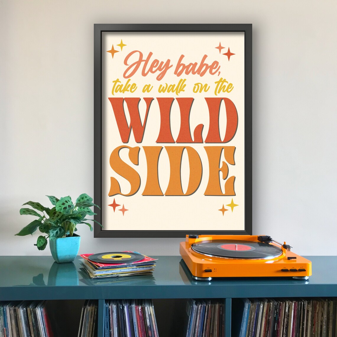 LOU REED Take a Walk on the Wild Side Velvet Etsy