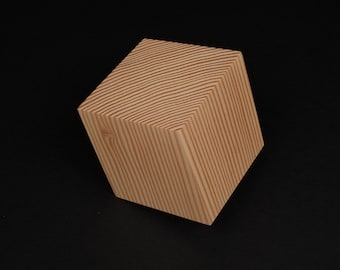 3.5" x 3.5" Douglas Fir Square Block Cube