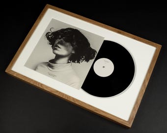 Quarter Sawn White Oak Vinyl Record Album Sleeve Cover Frame With Corner Miter Splines