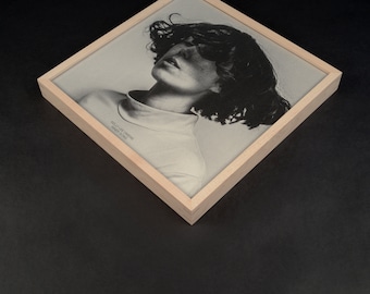 Custom Maple Vinyl Record Album Cover Display Frame With Corner Miter Splines
