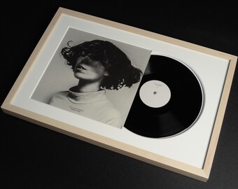 Custom Maple Vinyl Record Album Sleeve Cover Frame With Corner Miter Splines