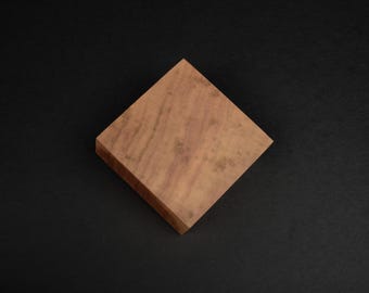 Two 1.5" x 3.5" Western Red Cedar Square Blocks