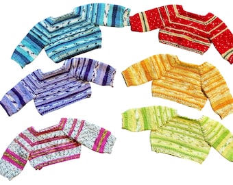 Maglioni lavorati a maglia per bambole da 18 pollici