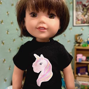 Camisetas gráficas para muñecas de 14,5 pulgadas imagen 1
