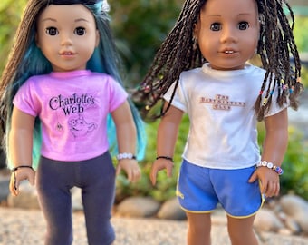 Favorite Books Graphic T-Shirts for 18-inch dolls