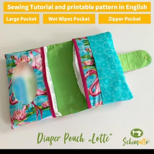 Diaper Pouch “Lotte” – PDF Sewing Pattern & Tutorial (English)