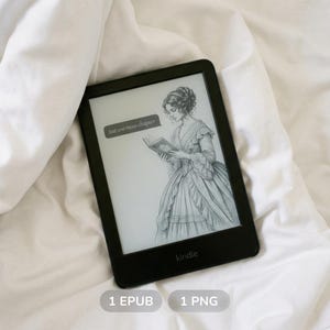 Kindle Lock Screen Wallpaper: Bara ett kapitel till | Kindle Screensaver (digital nedladdning)