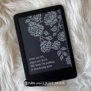 Spicy Reader Kindle-låsskärm | Smut Kindle-skärmsläckare-bakgrund (digital nedladdning)