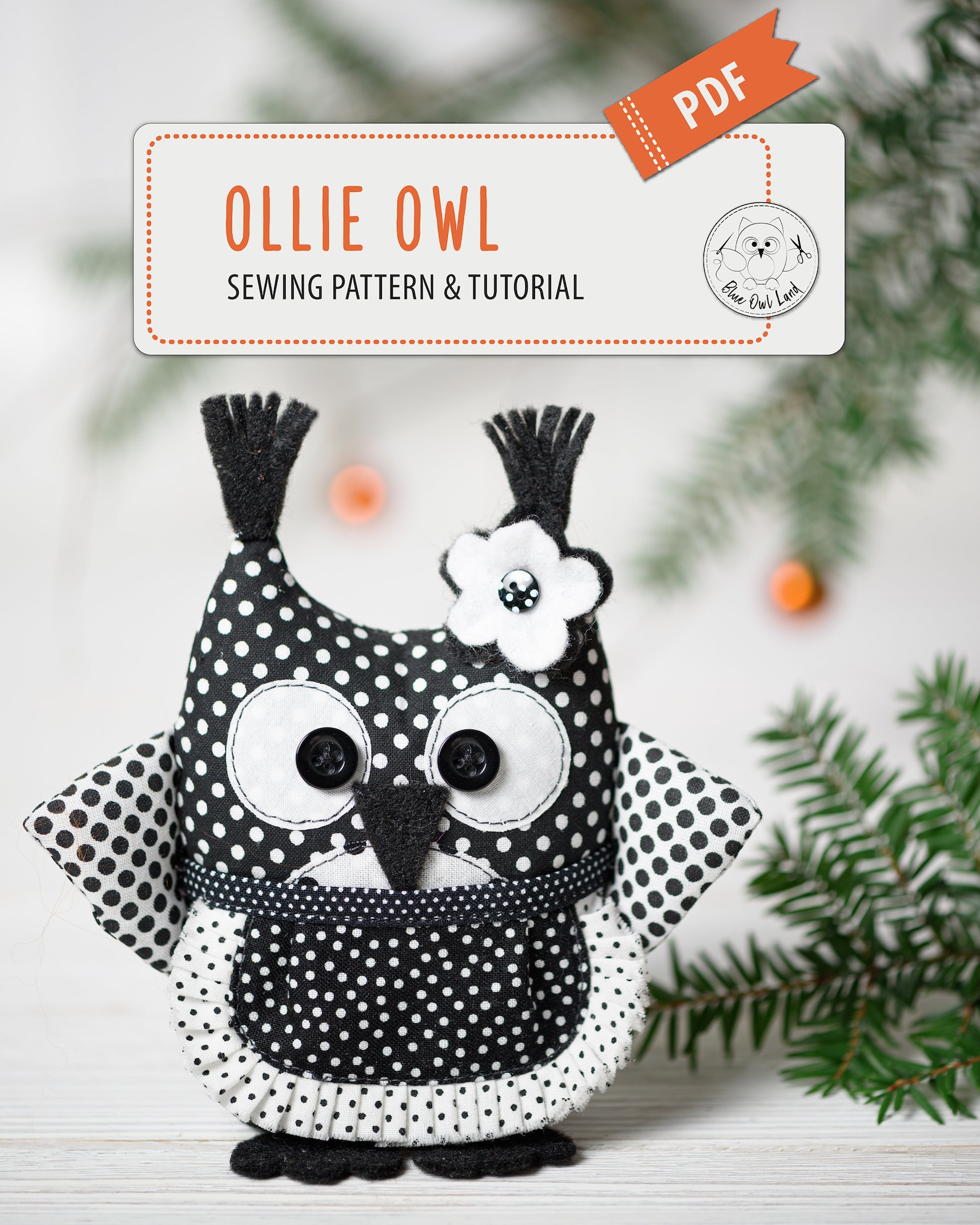 OLLIE OWL PDF Sewing Pattern Tutorial. Owl Pincushion Pattern. Etsy