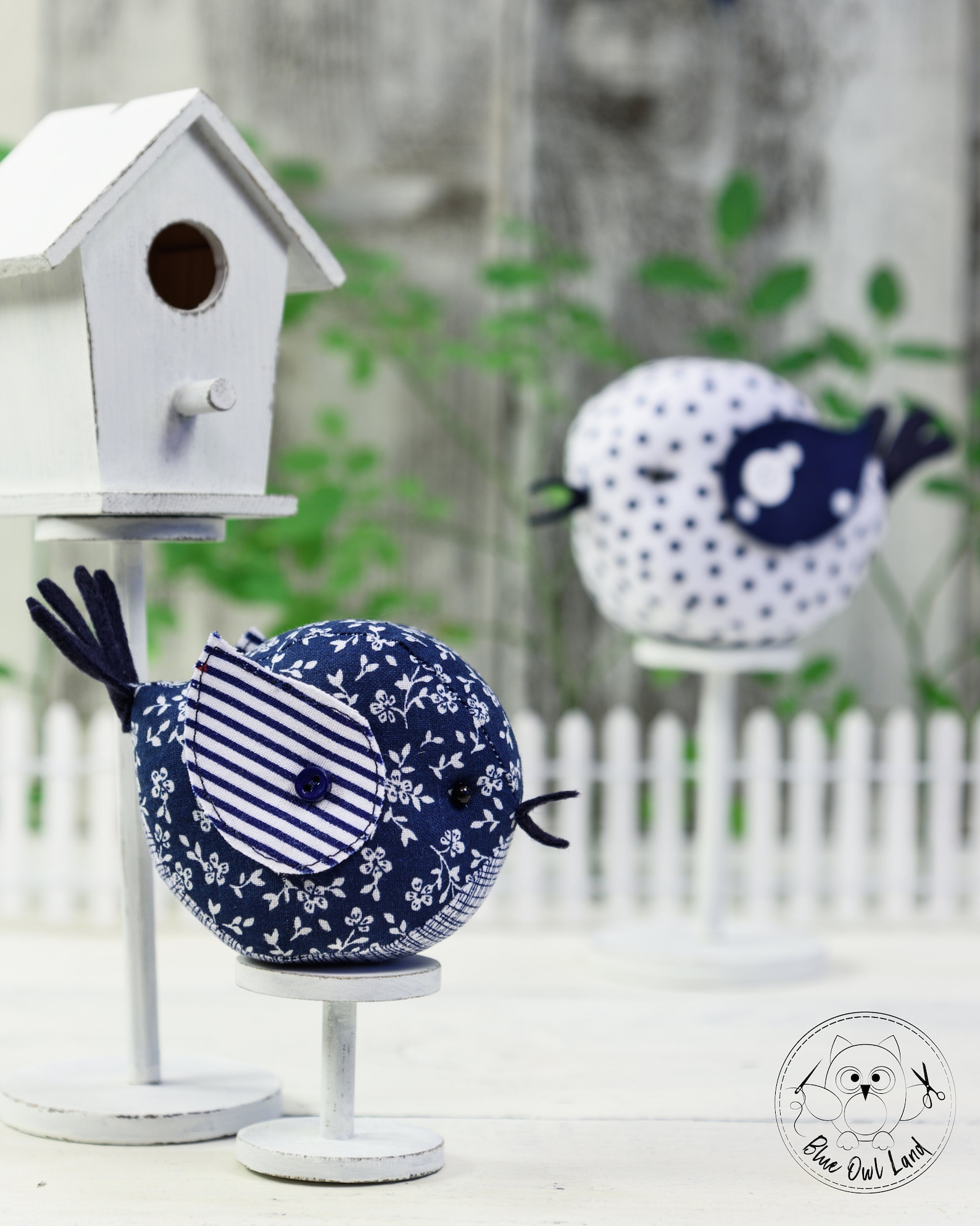 BIRDS PDF Sewing Pattern Tutorial. Bird Pattern. Bird Pin Cushion. Bird ...