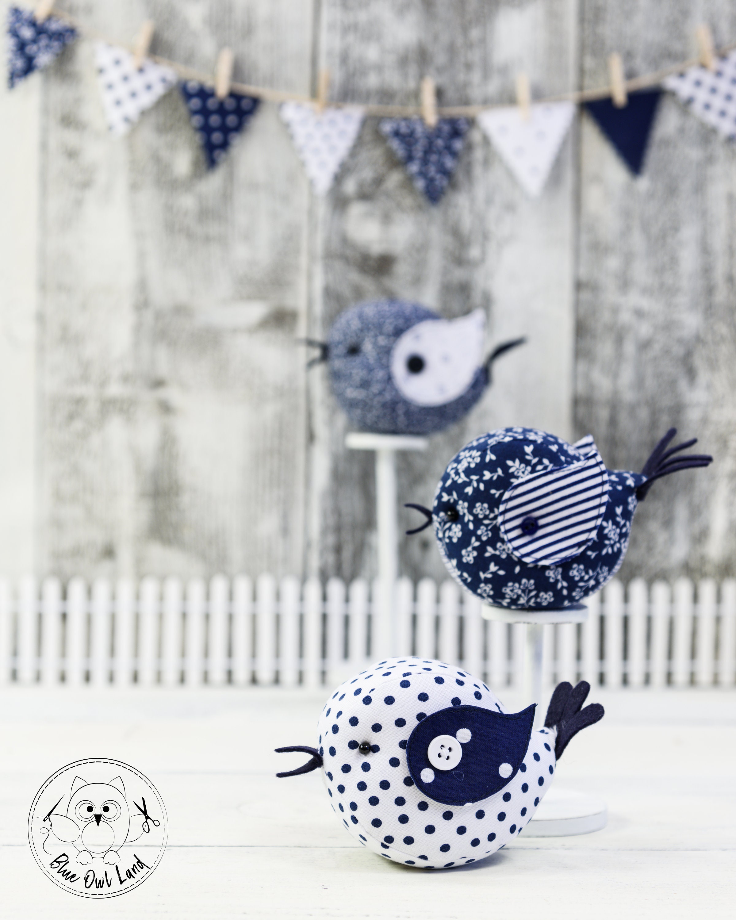 BIRDS PDF Sewing Pattern Tutorial. Bird Pattern. Bird Pin | Etsy