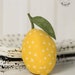 MODERN LEMON PDF Sewing Pattern Tutorial. Lemon Pattern. Pincushion ...