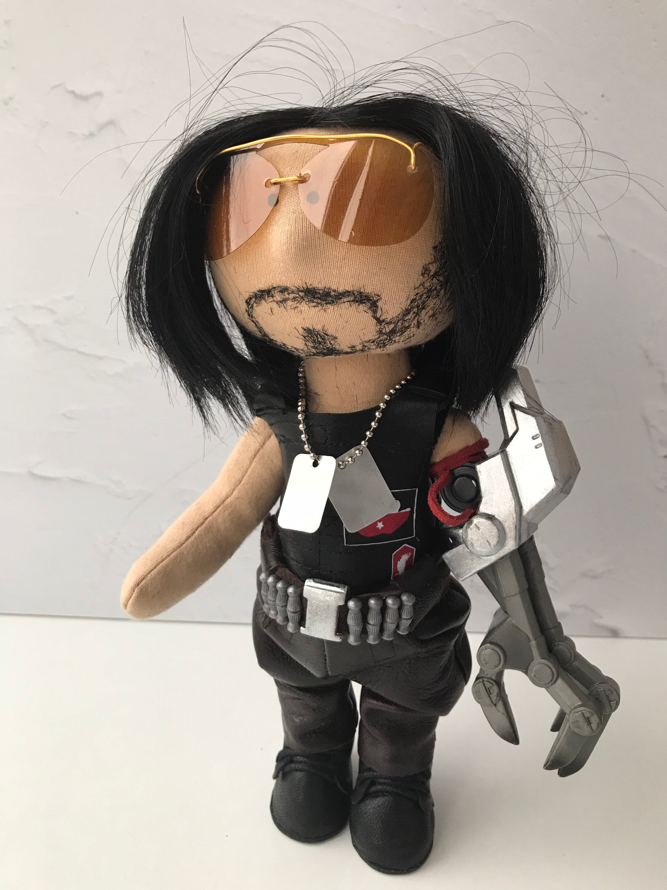 Toys Cyberpunk 2077 soft art figure Johnny Silverhand gift for him